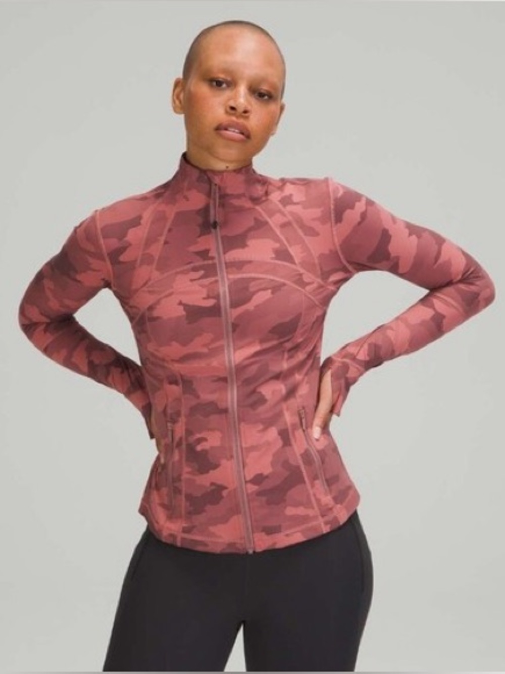 Lululemon Define Jacket Heritage 365 Camo Brier Rose pink women’s small